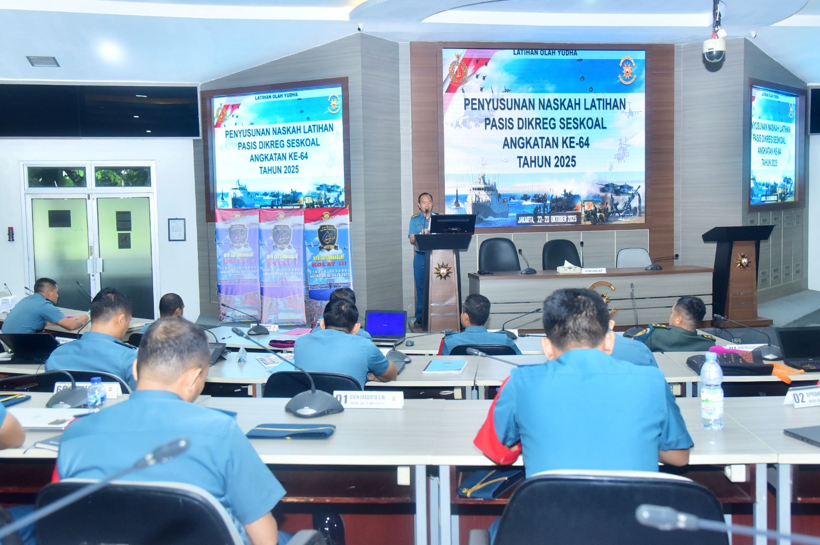 KEGIATAN OLAH YUDHA LATIHAN PENYUSUNAN NASKAH LATIHAN PASIS DIKREG SESKOAL ANGKATAN KE-64 RESMI DITUTUP