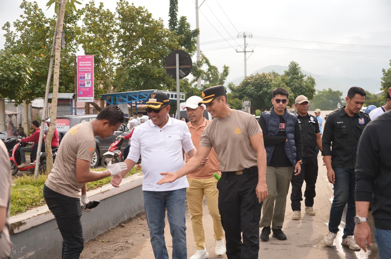 Bersama POLRI dan TNI, Jajaran Pemkab Bima Gelar “Korve”