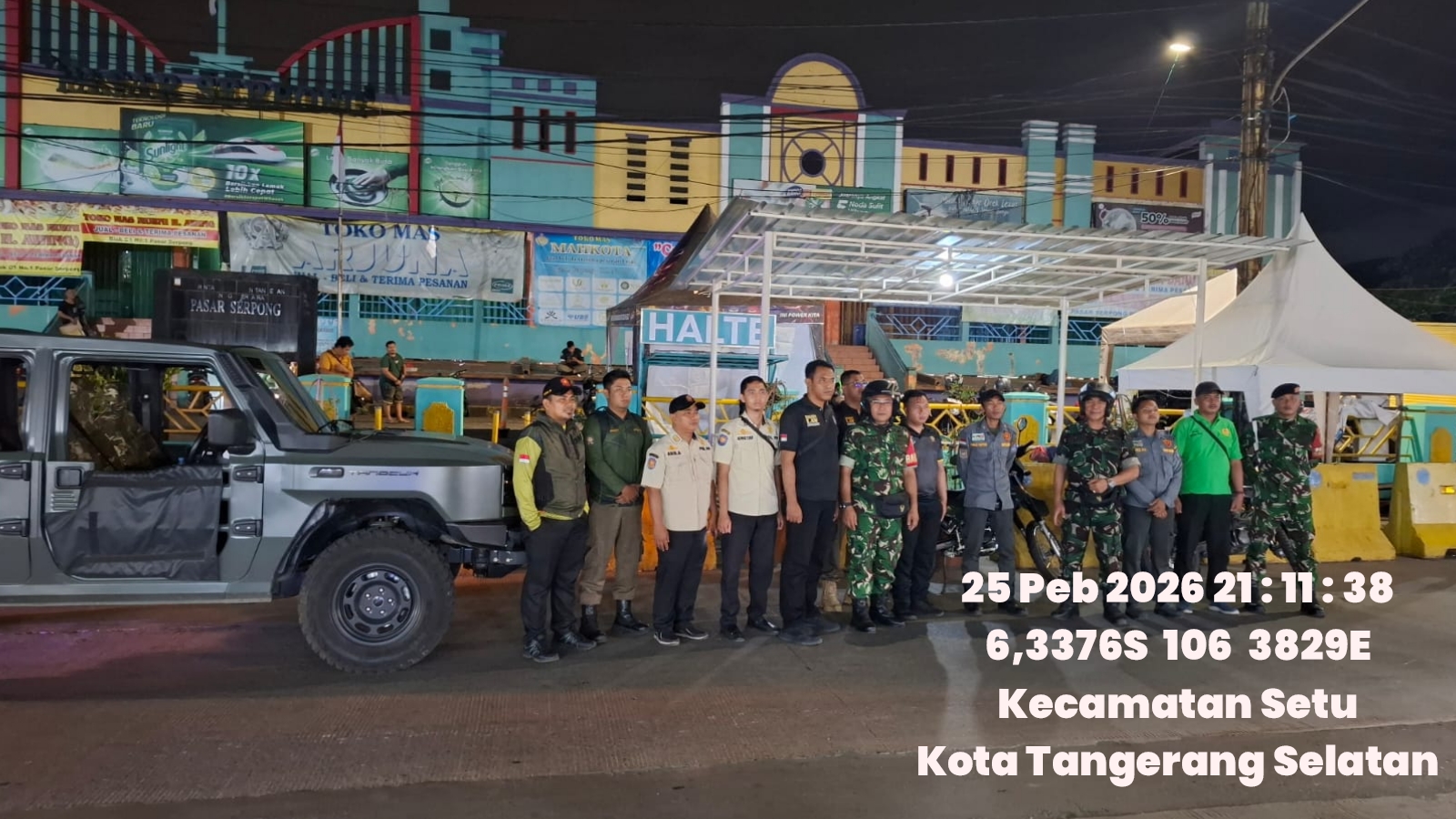 Babinsa Rutinkan Patroli Bersama Komduk, Perkuat Sistem Keamanan