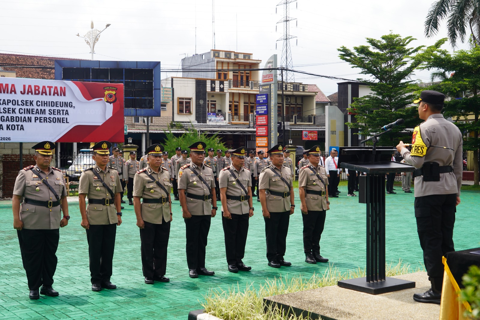 Regenerasi Kepemimpinan, Polres Tasikmalaya Kota Gelar Sertijab dan Kenaikan Pangkat Personel
