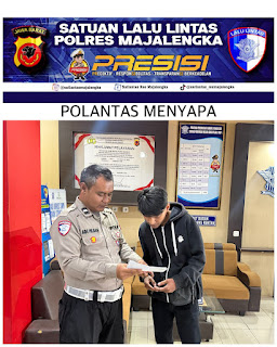 Polantas Menyapa di Satpas Majalengka, Edukasi Humanis dan Imbauan Anti Calo untuk Pemohon SIM