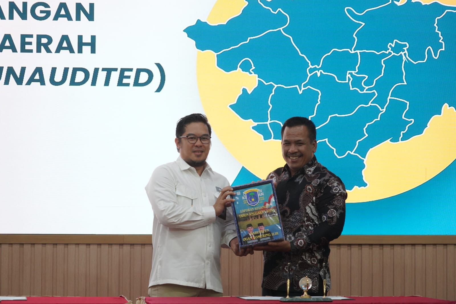 Serahkan LKPD 2025, Pemkab OKI Harap Pertahankan WTP ke 15 Kali