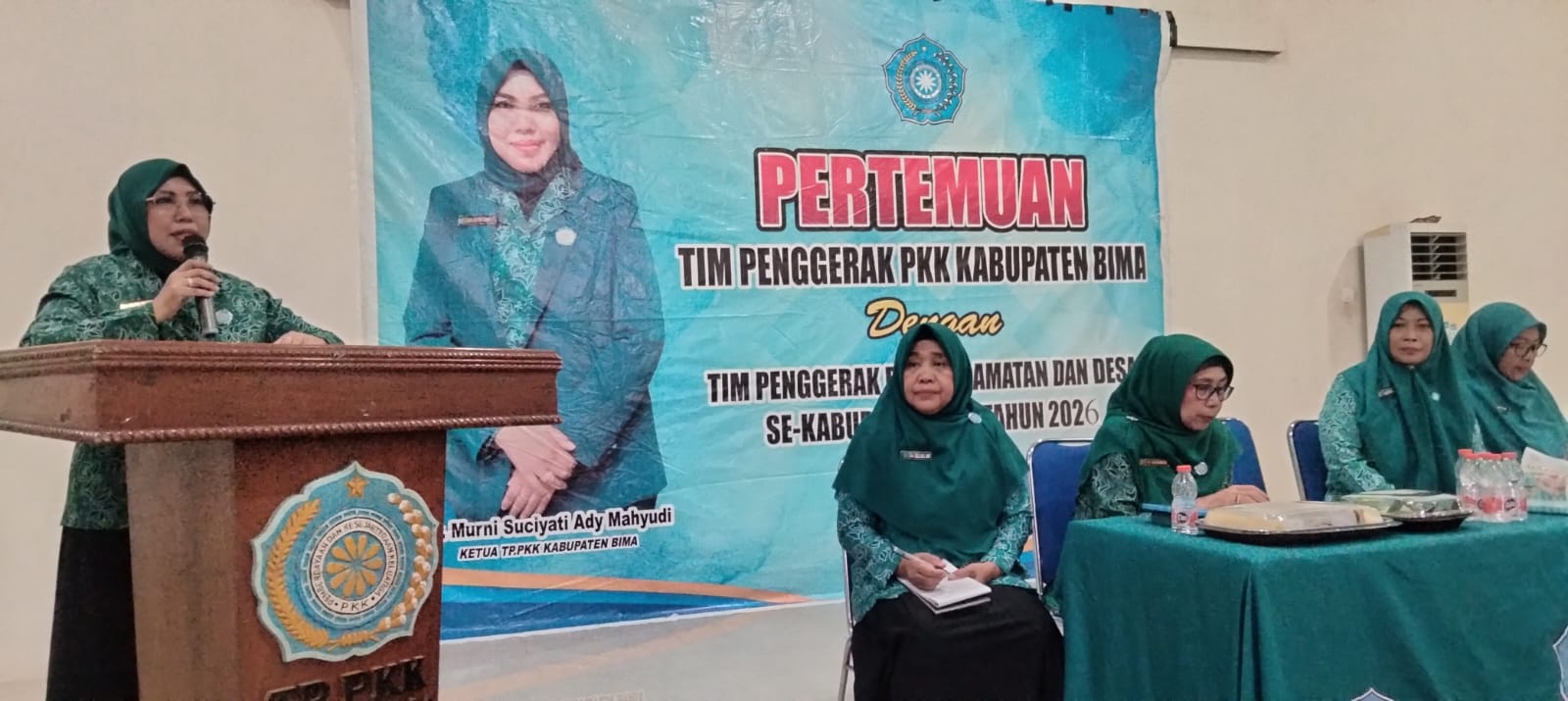 Tingkatkan Kesamaan Gerak, TP.PKK Kabupaten Bima Gelar Pertemuan Rutin