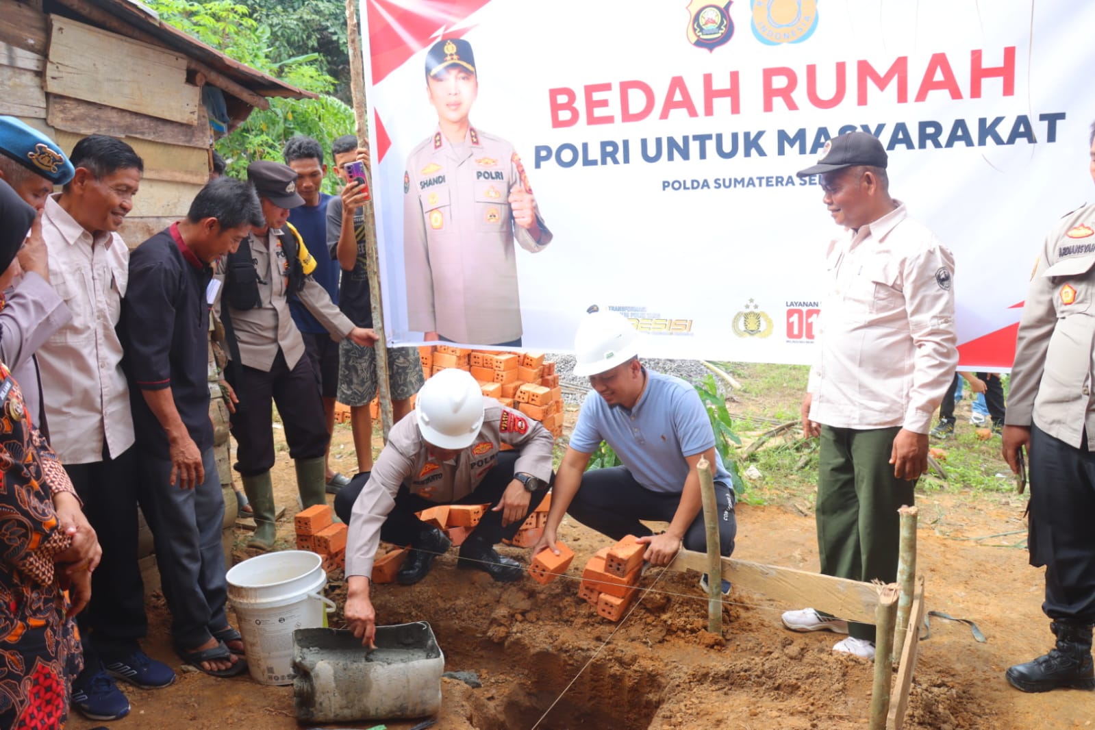 Bedah Rumah Polri di PALI Resmi Dimulai, Diharapkan Tingkatkan Kesejahteraan Warga