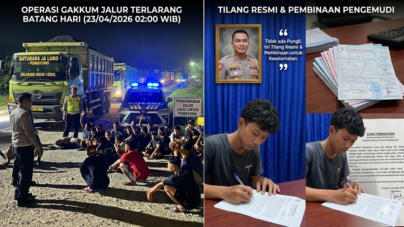“Transparansi Jadi Kunci, Kanit Patwal IPDA Benny Saputra Pastikan Penindakan Angkutan Batubara Prosedural”