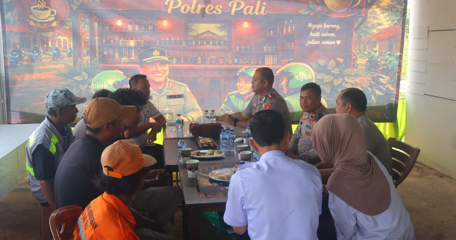Serap Aspirasi Warga, Kapolres PALI Gelar Kegiatan Sosial di Talang Ubi 