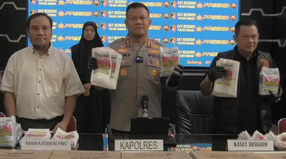 Sindikat Pemalsu Pestisida di Garut Terbongkar, Polres Subang Sita Ribuan Furadan Palsu Siap Edar