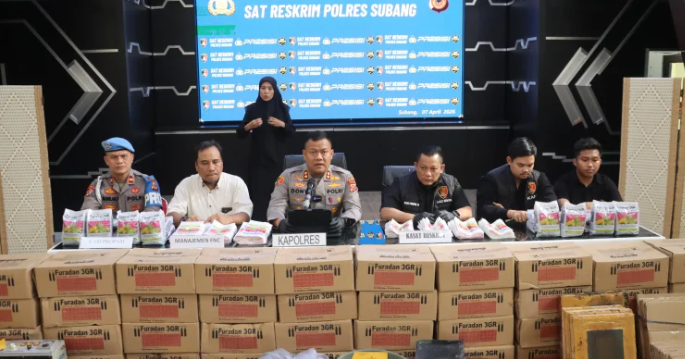 Polres Subang Ungkap Kasus Pemalsuan Pestisida, Tiga Warga Garut Ditangkap