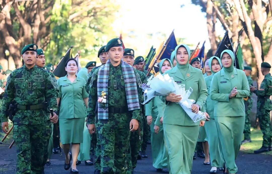 Danbrigif 3 Kostrad Pimpin Tradisi Korps Raport, Sambut Warga Baru Dan Serah Terima Jabatan Dandenma