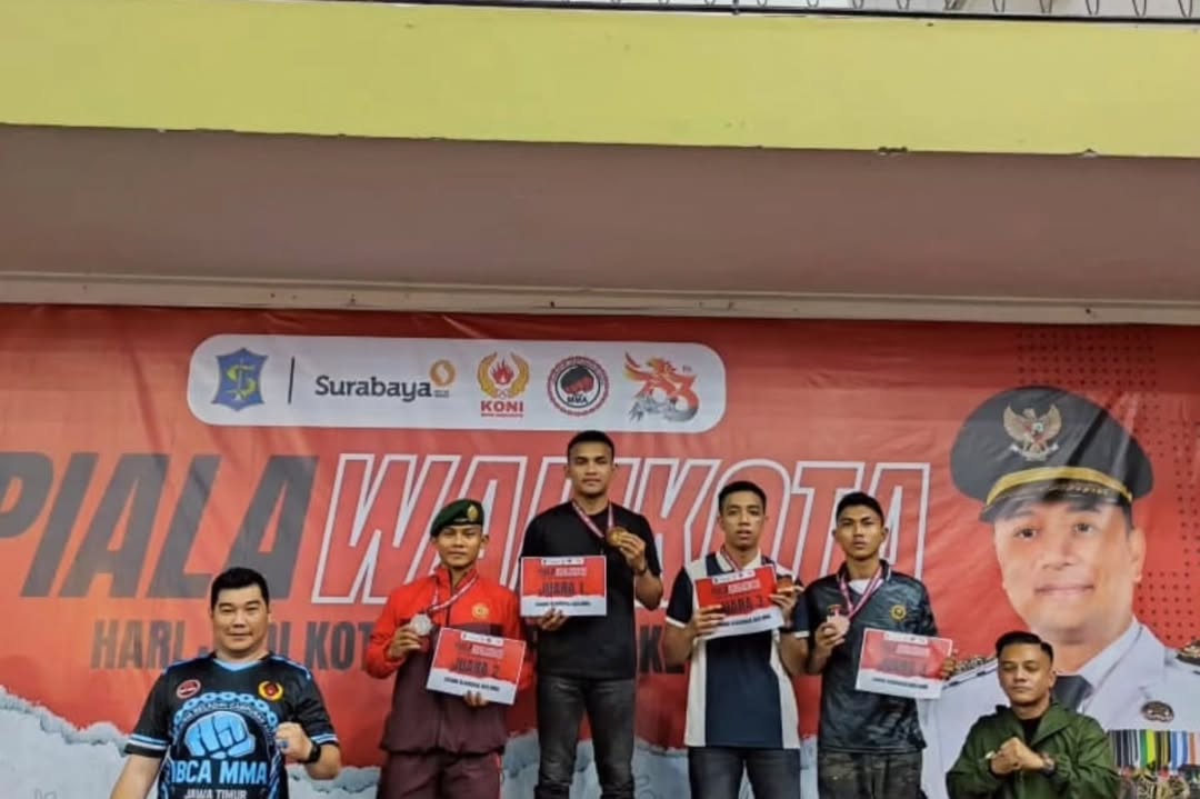 Prajurit Yonif 503 Kostrad Raih Prestasi Gemilang di Kejuaraan IBCA MMA Surabaya
